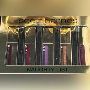 scott barnes NAUGHTY LIST lip gloss -Gift Set NWT